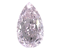 Diamante rosa GIA 1.01 ct. VS1 taglio pear