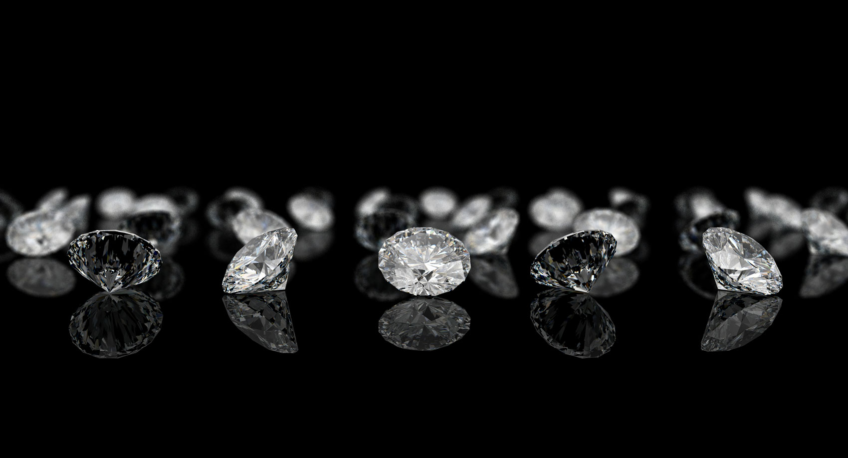 picture of diamonds on a black background