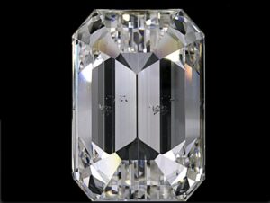 diamante I SI2 taglio smeraldo 6.65 carati GIA