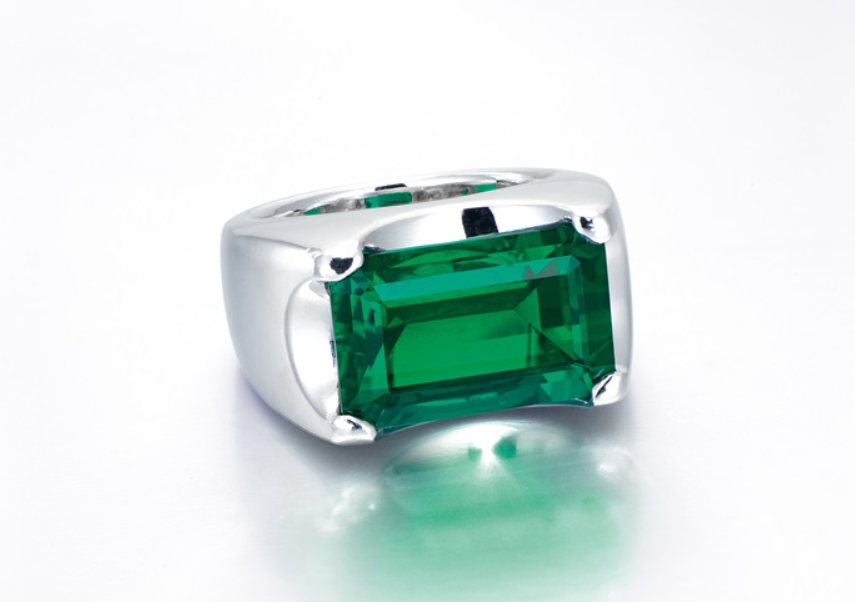 anello smeraldo afgano